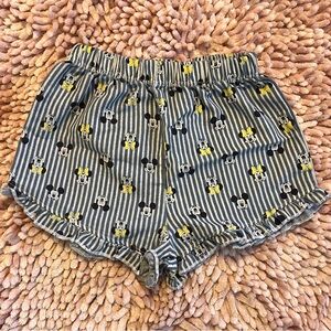 DISNEY Micky & Minnie printed toddler shorts 2T
